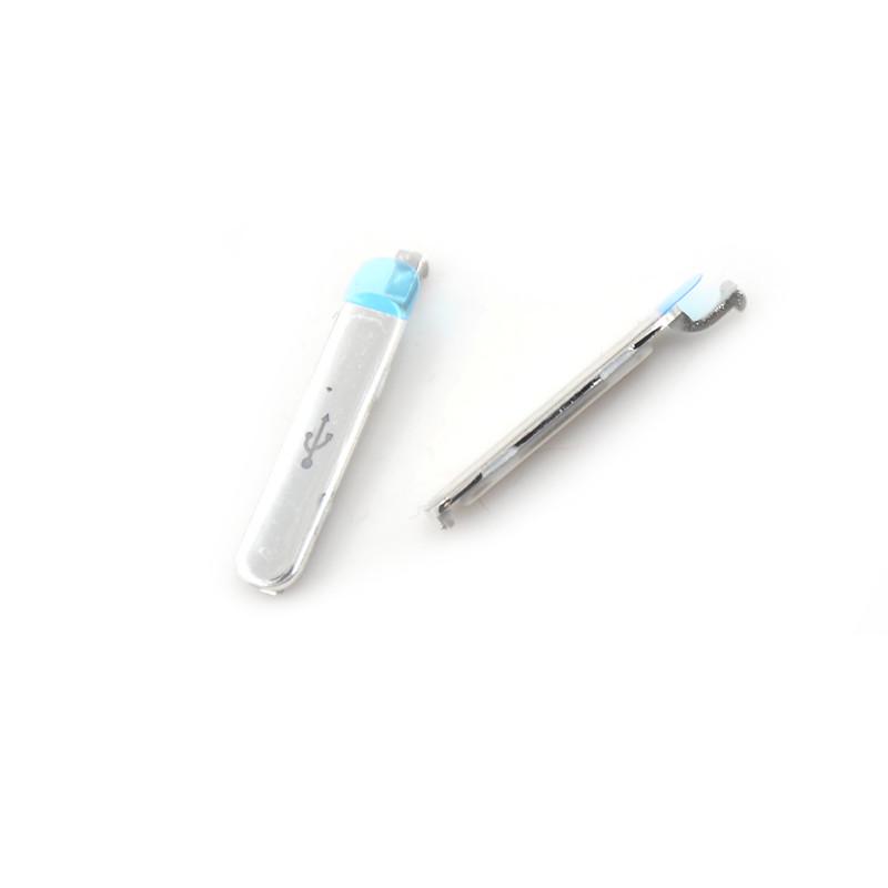 2pcs For Galaxy S5 Replacement USB Charge Port Dock Cover Flap Dust Plug