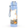 1PC Swan Bird Water Scene Art Print 750ml Color Plastic Sports Water Bottle Leakproof Flip Straw Lid Suitable for Sports Office Home Use