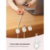 5Pcs for Home Offices and Sticky Desktop Management Storage Units Cable Clamp Type Adjustable Wiring Harness Fixator Suitable