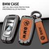 Zinc Alloy Leather Car Remote Key Case Cover Shell For BMW F10 F20 F30 F15 F16 F07 F01 F02 F25 F31 1 3 5 7 Series X1 X3 X4 X5 X6 W111