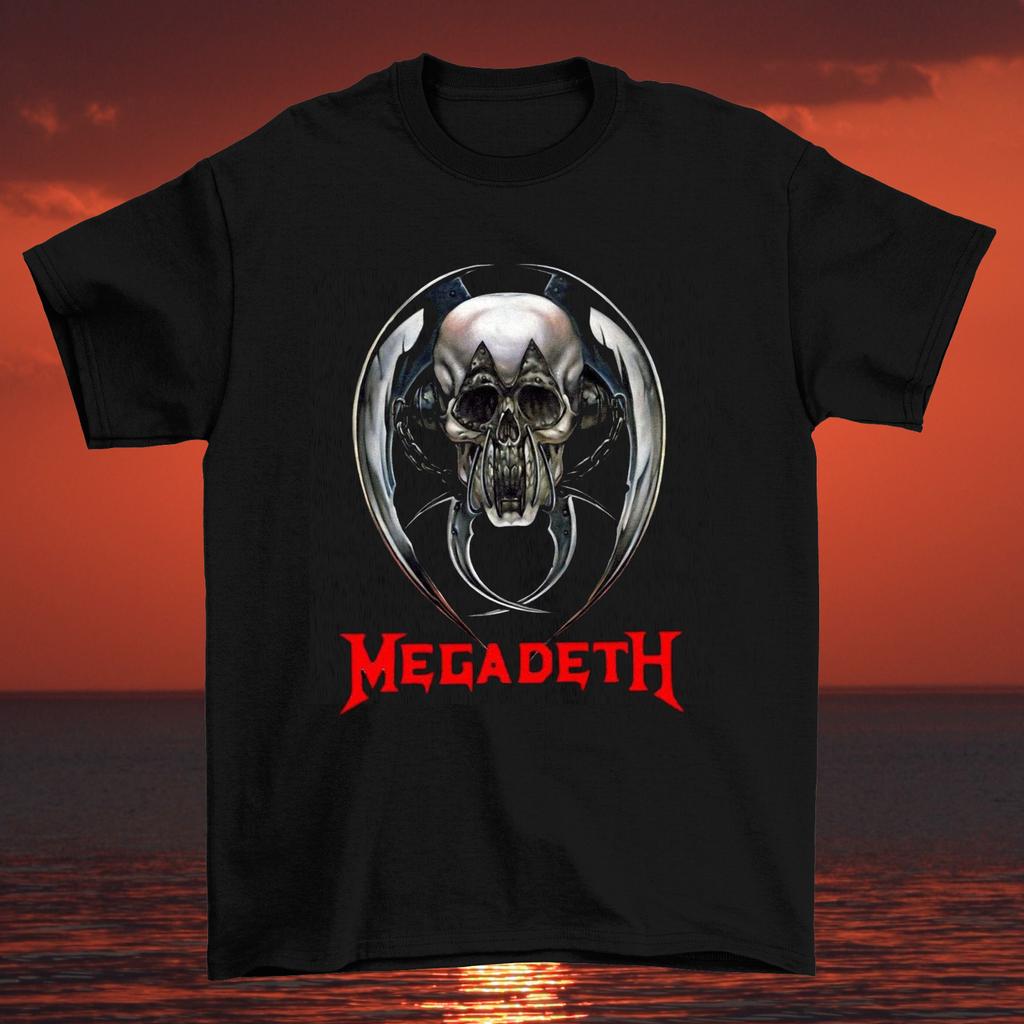 Megadeth Short Sleeve Cotton T-Shirt Unisex Short Sleeve All Size S to 2345XL
