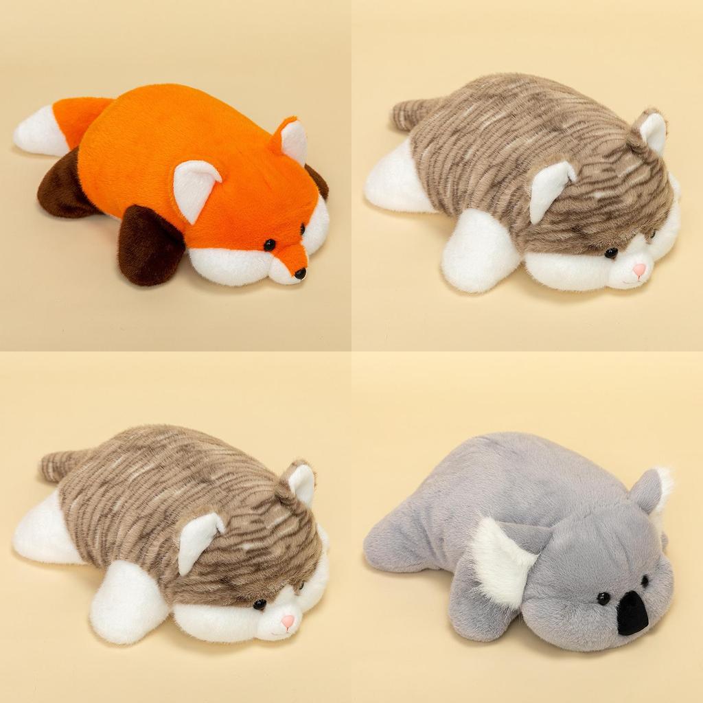 Cartoon Koala Fox Crocodile Plush Hug Pillow For Kids And Teens
