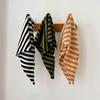Triangle Scarf Striped Shawl Headscarf Knitted Women's Korean Multi-functional Small Scarf