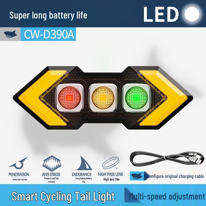 Smiling Shark CW-D390 Bicycle Taillight (2-Pack)