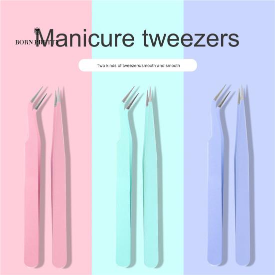 

Практичные прямые пинцеты Украшения для ногтей Антистатические Длительная Чистота