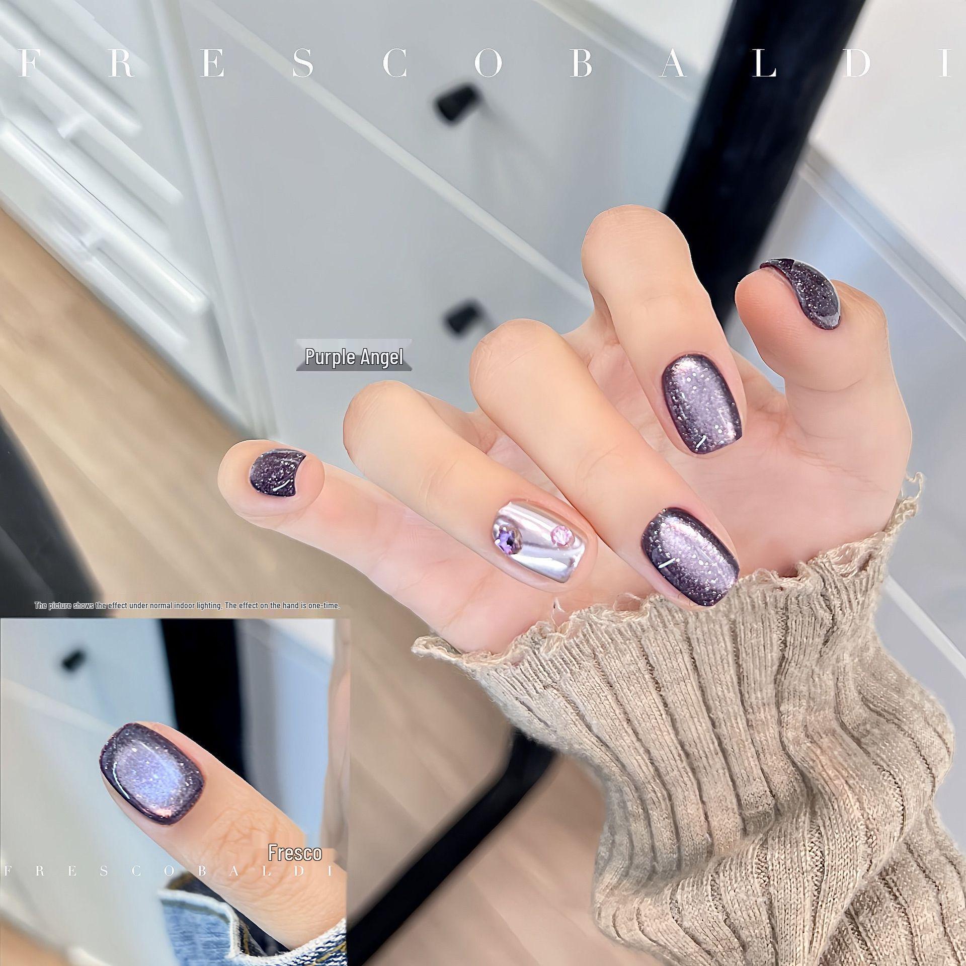 

Пурпурный Ангел Блестящий Гель-лак Кошачий Глаз - Осень/Зима 2024