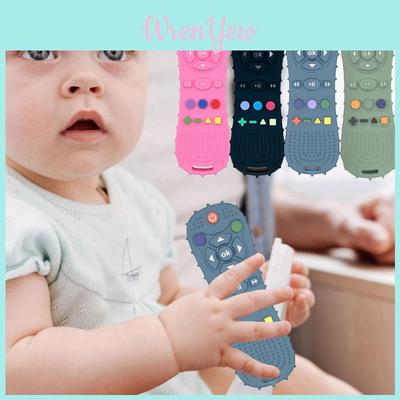 Baby-Zahnpflegespielzeug mit bunten Knöpfen, weich und kaubar, lebensmittelechtes Silikon, 15*5cm
