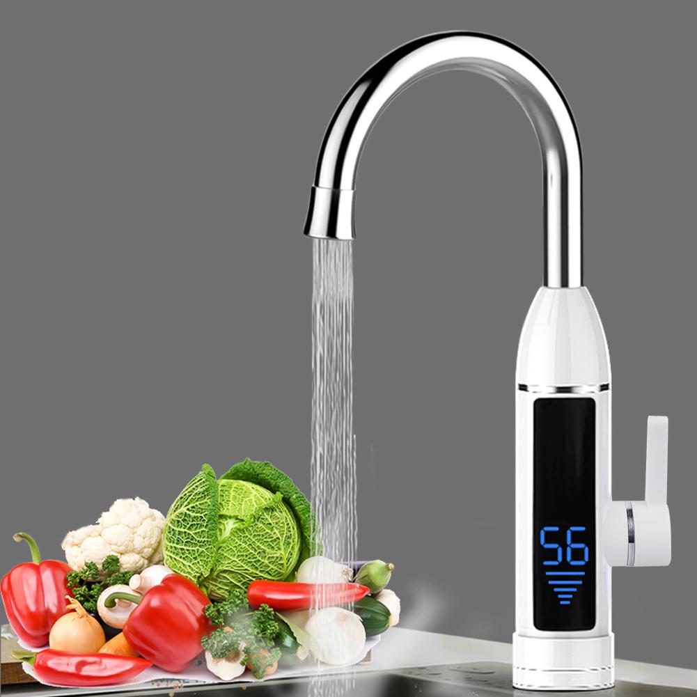 Electric Water Heaters Tap   Water Heaters Faucets Speed Hot Tap LCD Digital Temperature Display Heaters Tap