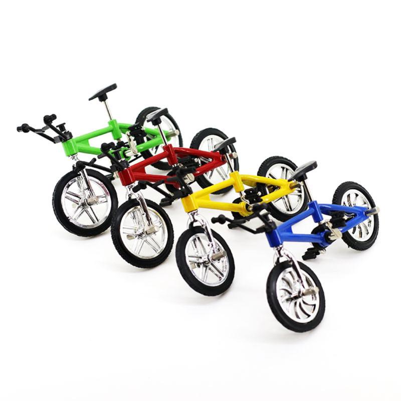 Creative Simulation Mini Alloy Finger Bikes Dzieci Fingerboard Zabawki rowerowe Prezent Funny