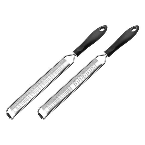 Küchenreibe 304 Edelstahl Einteilige Formgebung Käse Zitronen Zester mit Anti-Rutsch-Griff Multifunktions Muskatnuss Ingwer Reibe
