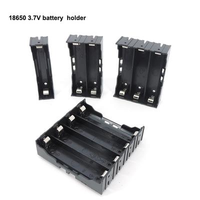 2pcs 1 2 3 4 Slot porta 18650 Power Bank Cases 3.7v Caixa de bateria DIY de alta qualidade Caixa rígida Recipiente com pino rígido Fácil soldagem