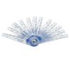 Top Deals Plastic Feeler Gauge 0.05-1Mm Thickness Measuring Tools 13 In 1 Feeler Gauge For Measuring Gaps