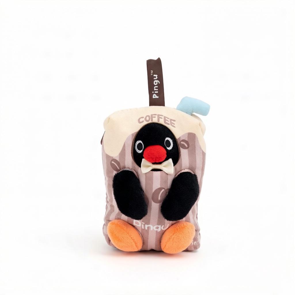 Portachiavi Peluche Pinguino Originale Bambola Ornamento per Zaini