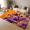 Custom Name Crystal Velvet Rug,Chainsaw Man Comfortable Anti Slip Floor Mat For Room Decoration