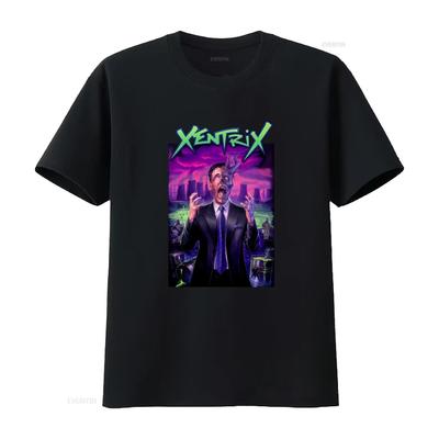 Xentrix Facemelt T-Shirt für Herren Horror-Thema mit verunstaltetem Geschäftsmann und toxischem Was