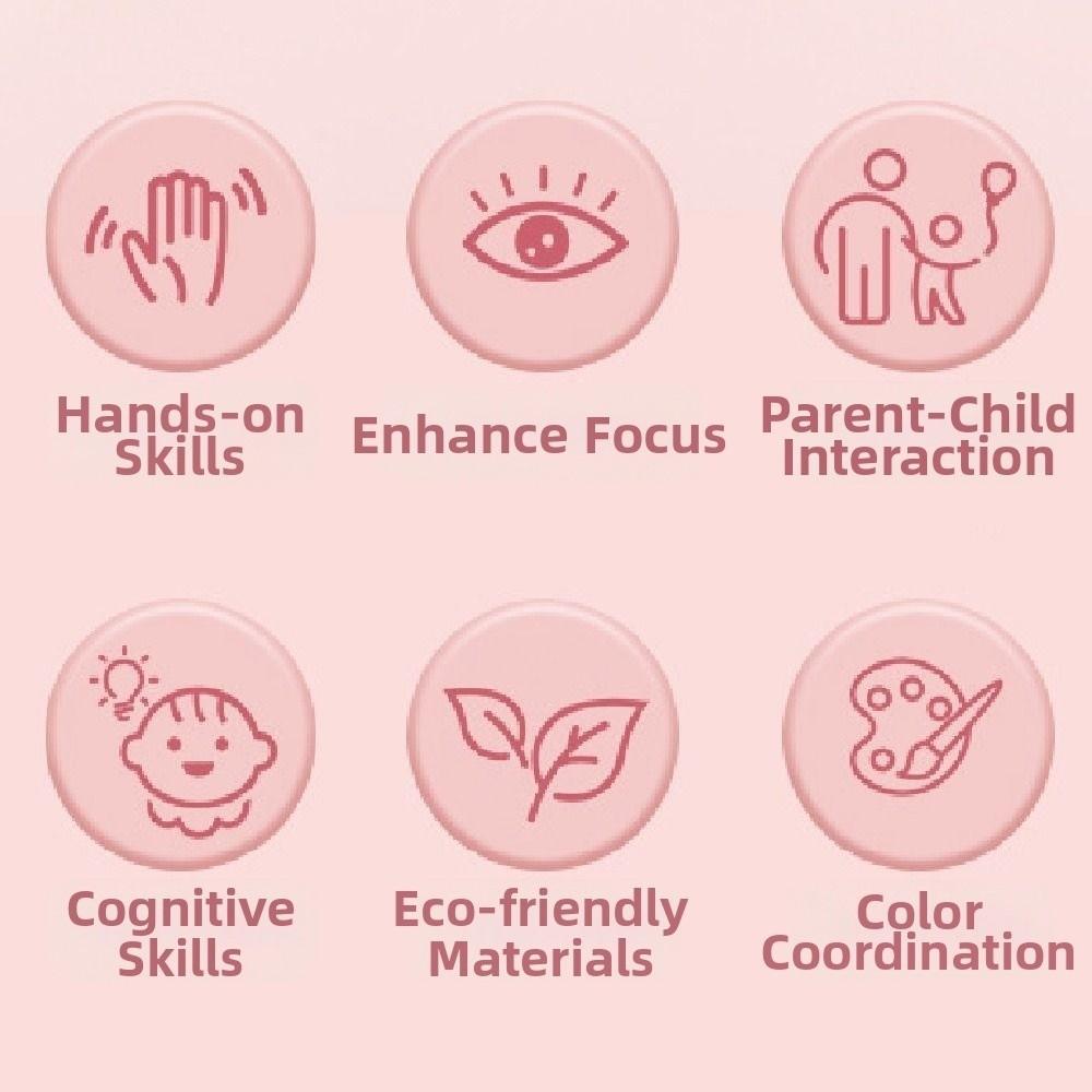 Acrylic DIY Handmade Beaded Kit Toy Creative Beads Toys for Children Girl  Children