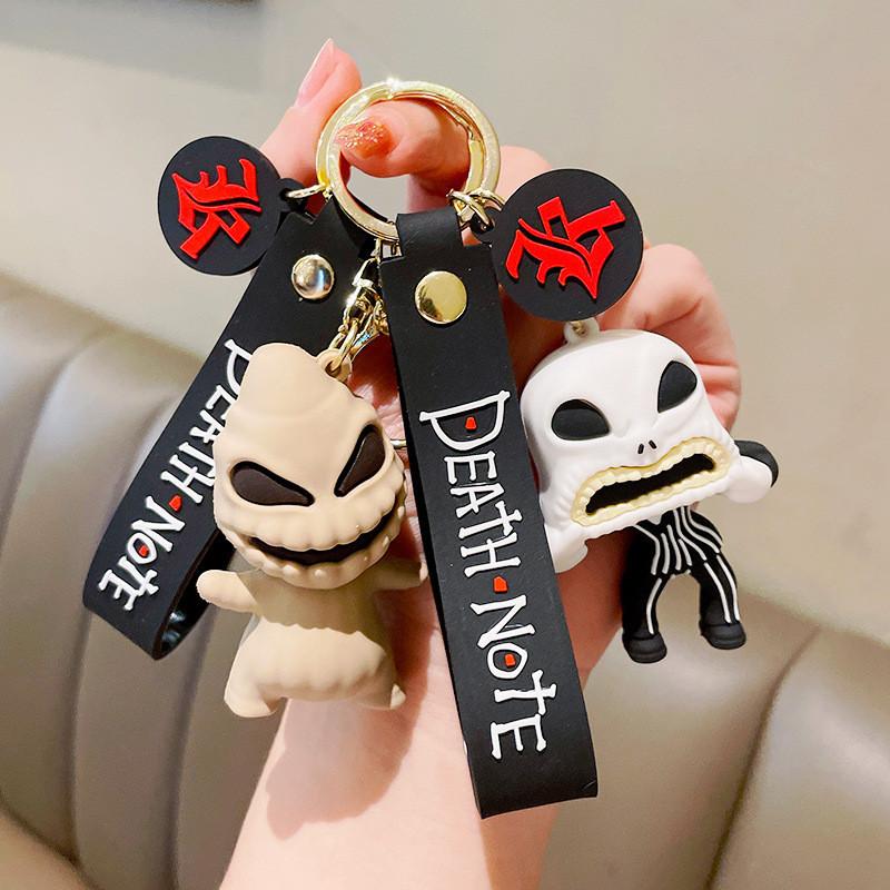 Entzückender Halloween Kürbis Skelett Cartoon Schlüsselanhänger Perfektes Partygeschenk