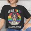 More Pride Less Prejudice Printed T Shirt for Unisex Unisex Cotton Tee Shirt Clothing