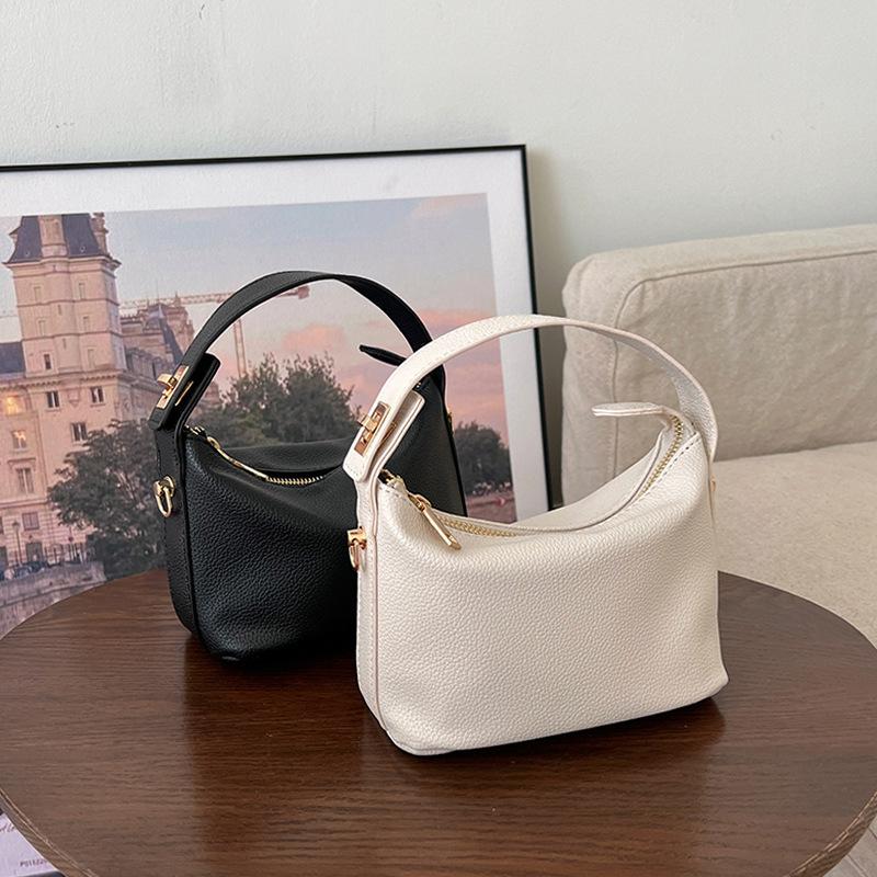 Niche design bag women's spring lunch box cloud bag portable casual small square bag shoulder messenger bag