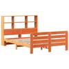 VidaXL Cadre de lit sans matelas cire marron 120x200cm bois pin massif 3309922