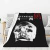Custom Sofa Fleece Depeche Cool Mode Heavy Metal Rock Band Throw Blanket Warm Flannel Blankets for Bedroom Home Sofa Quilt