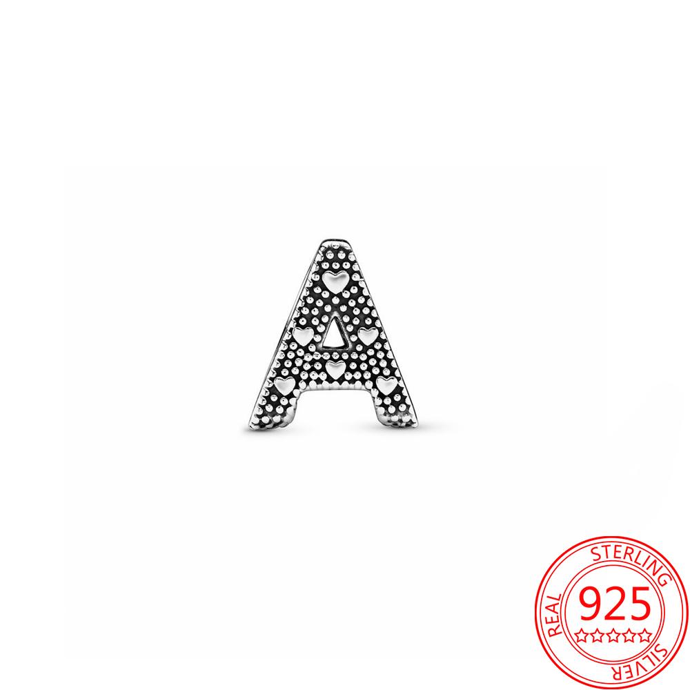 Copper Metal 26 English Letter Bead Component Charm Bead Component Compatible With Do It Yourself Brand Bracelet High Quality Fine Jewelry Neutral