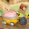 Mini Excavators Fun Construction Car Toys Educational Children Cognitive Interactive Puzzle Toys Creative Excavator Toys