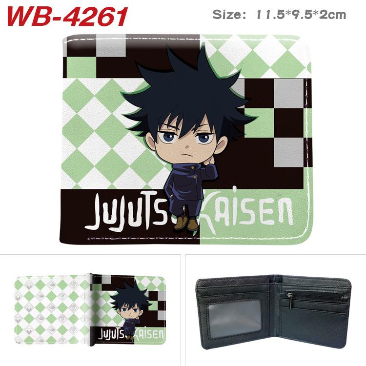 Jujutsu Kaisen Anime Wallet Gojo Satoru Yuji Itadori Print Short Bifold Card Holder Coin Purse PU Leather for Men Women 1pcs