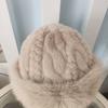 New Plush Beanie Outdoor Warmth Cold Protection and Versatile Style Women's Hat