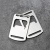 2Pcs Bottle Opener Labor-saving Stainless Steel Outdoor Camping Webbing Buckle Design Bottle Opener Kitchen Tool