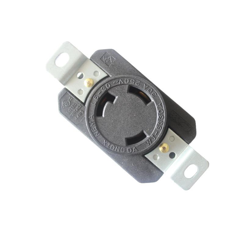 NEMA L6-20R 3-Hole Industrial Power Socket 125V-250V