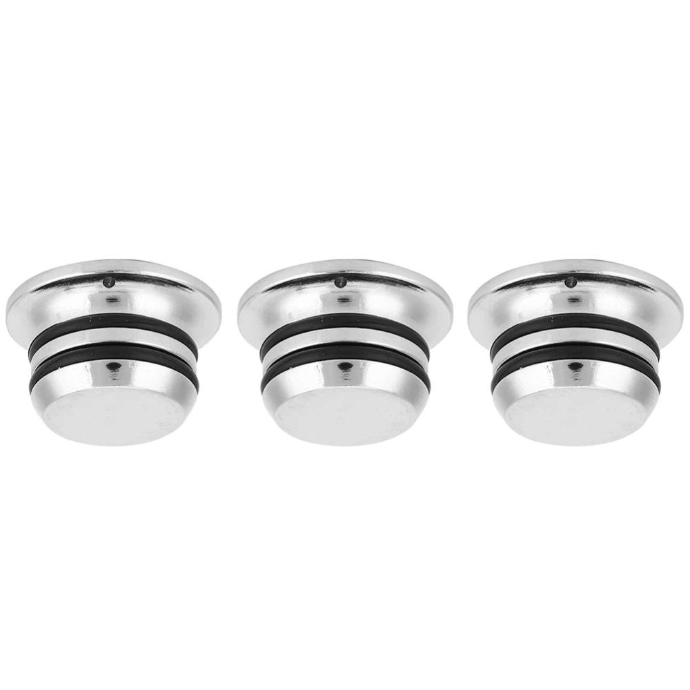 3PCS Silver Color Volume Control Knobs Metal Electric Guitar Knobs For Electric Guitar