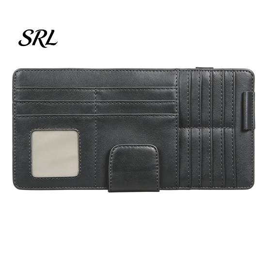 Driving Organizer for Car Sun Visor, Pen Business Card Holder Organizer, Ticket Essentials Storage Pouch, Sunglasses Clip Stowing Tidying Accessories