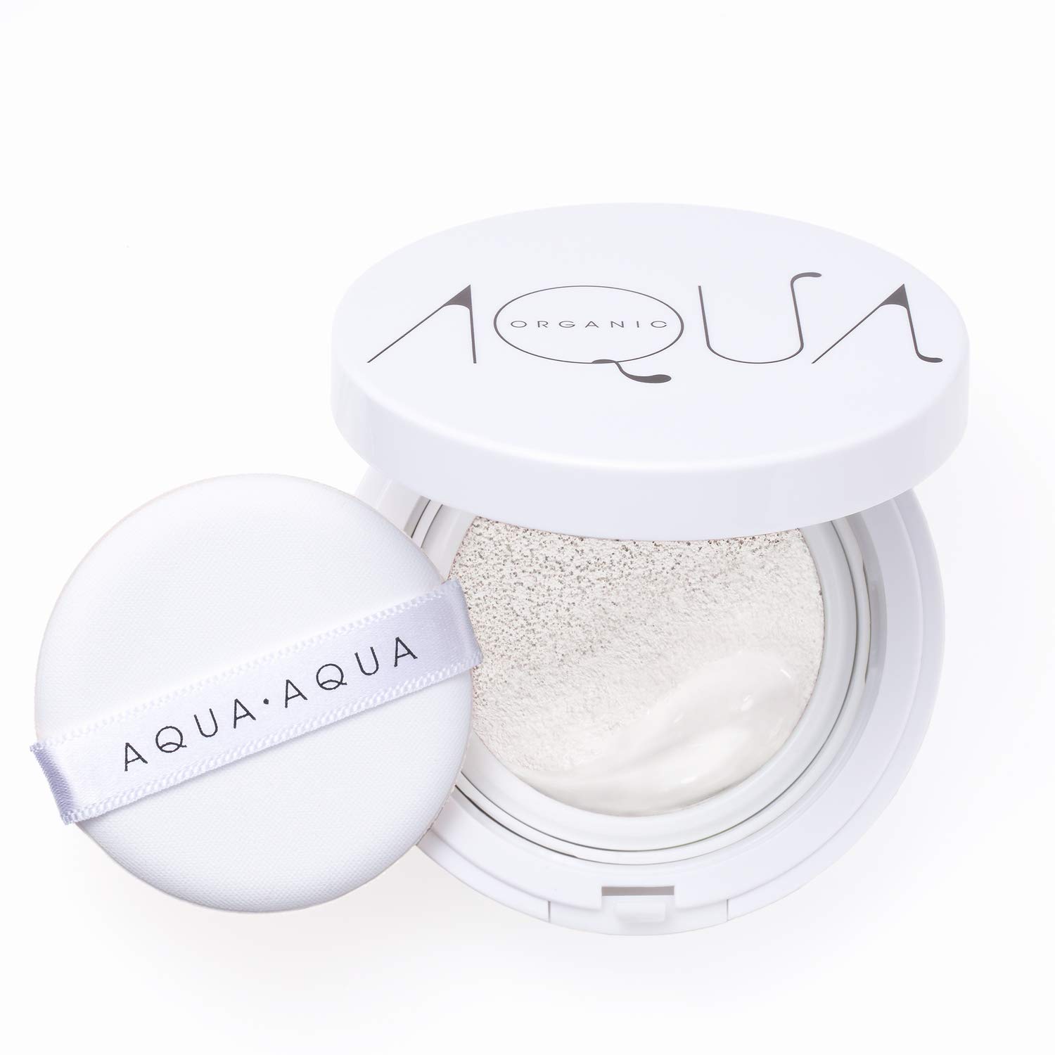 Aqua Organic Cushion Compact Color Base Makeup 9g Refill, Primer, Glow, (x 1)
