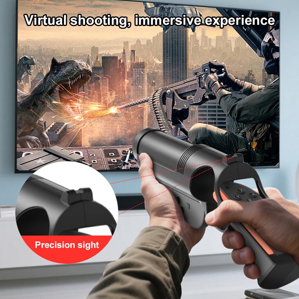 For NS2 Shooting Game Gun Holder Wear Resist Somatosensory Gaming Gun Anti-Slip Left and Right Handle Holder Gaming Accessories