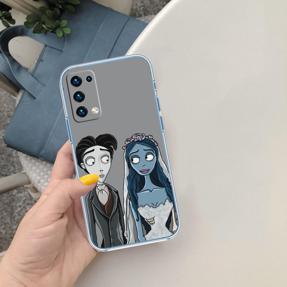 HK15 C-Corpses Cartoon B-Brides Case for Motorola G10 G20 G30 G31 G32 G34 G35 G41 G42 G50 G51 G52 G55 G60 G60S G62 G71 G72 G75
