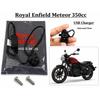 Royal Enfield Black "USB Charger With Screw Meteor 350"