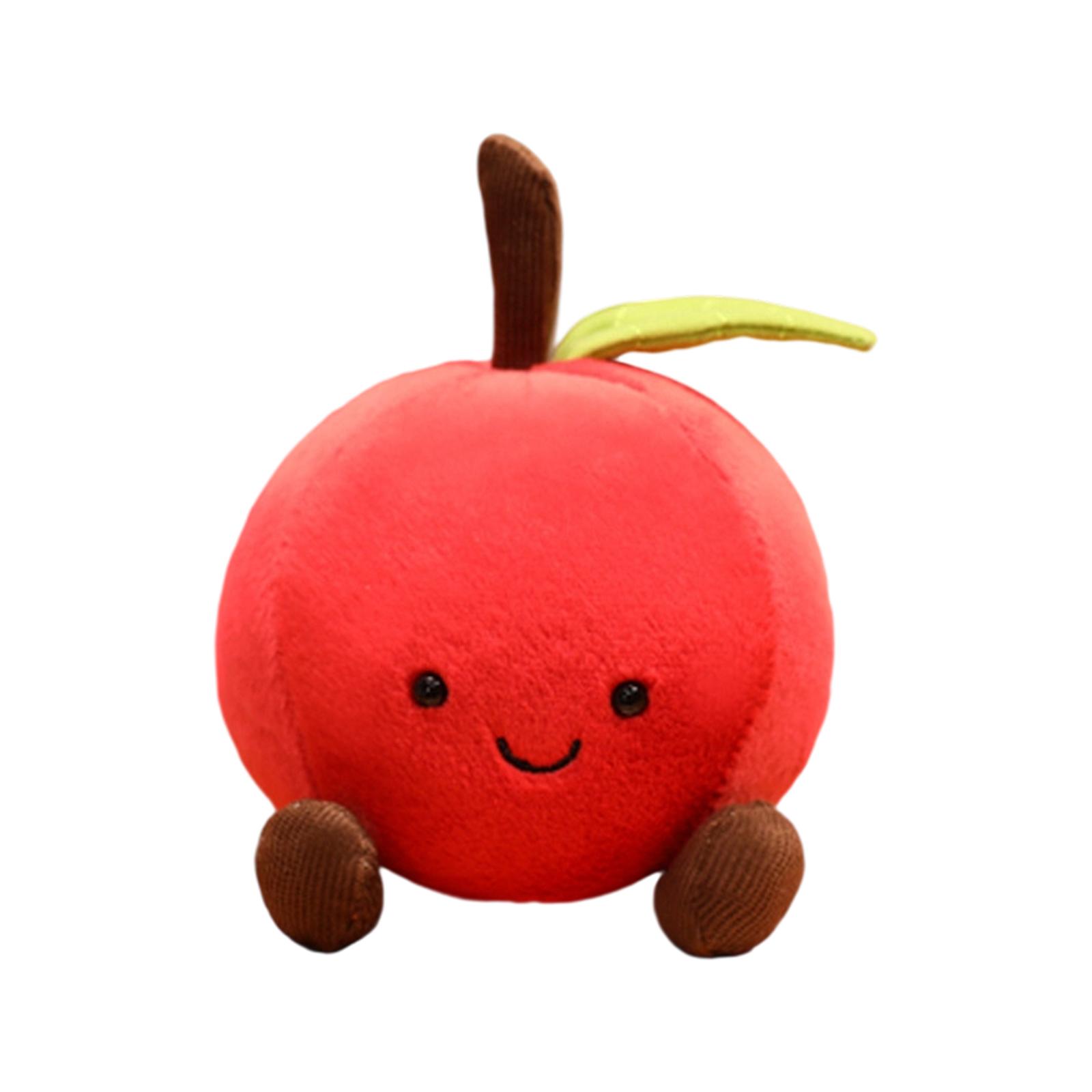 

Christmas Decorative Pillow, Festive Children s Gift, Fruit Plush Toy, Decorative Item One Size красный