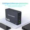 6 Port Tablet USB PD QC3.0 Chargers Station Desktop GaN Fast Charging For Smartphone Pad Laptop For Home Office Quick Chargers
