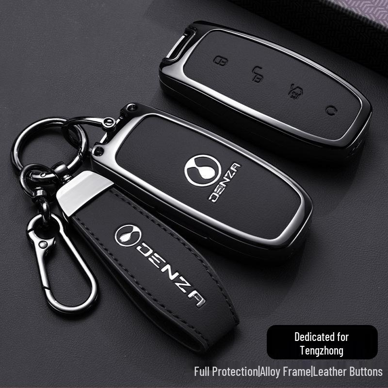 Customized Denza D9 N7N8 Key Cover with Metal Buckle and Protective Shell