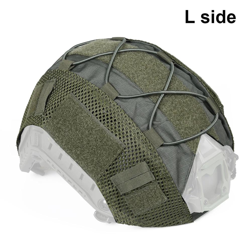 Tactical Helmet Cover with Elastic Cord for FAST Helmet Airsoft Paintball Wargame Gear CS MH PJ BJ Helmets Cover 15 Colors