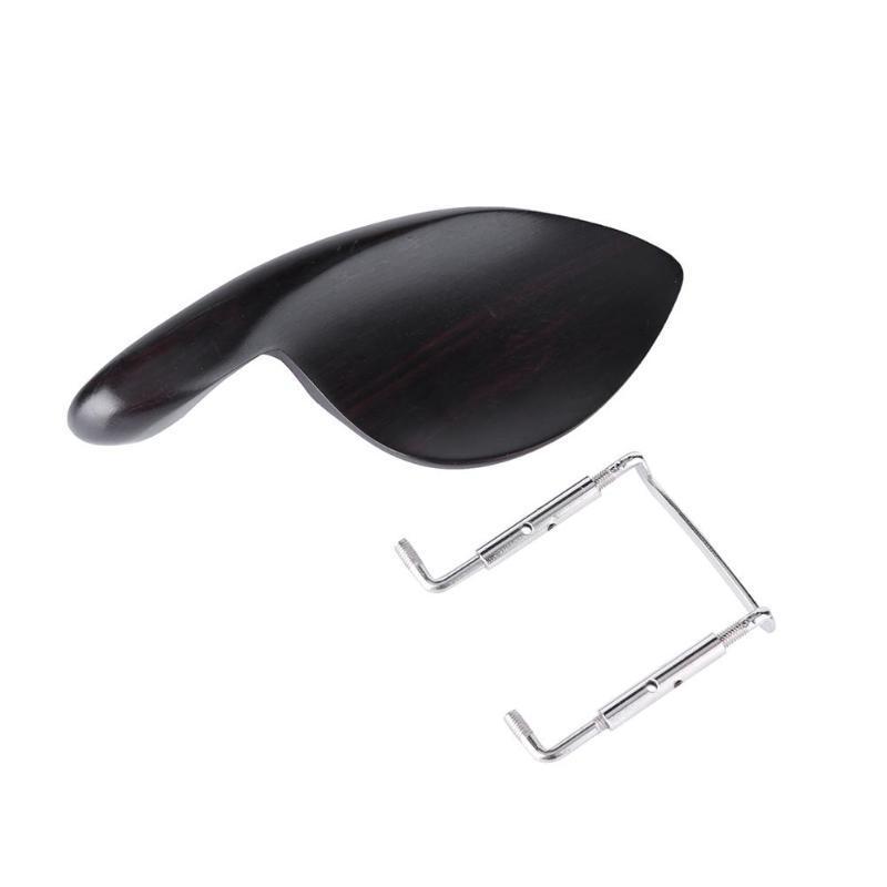 1 Stück Ebenholz Fiddle Kinnstütze Kinnstütze für 3/4 4/4 Violine Schwarz Hohe Qualität Musikinstrumente Violine Teile Zubehör