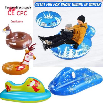 Children's Winter Inflatable Snow Tube with Thickened PVC for Skiing