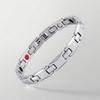 Classic Stainless Steel Magnet Bracelet Negative Ion Ochre Titanium Steel Rare Earth Magnetic Bracelet Does Not Fade