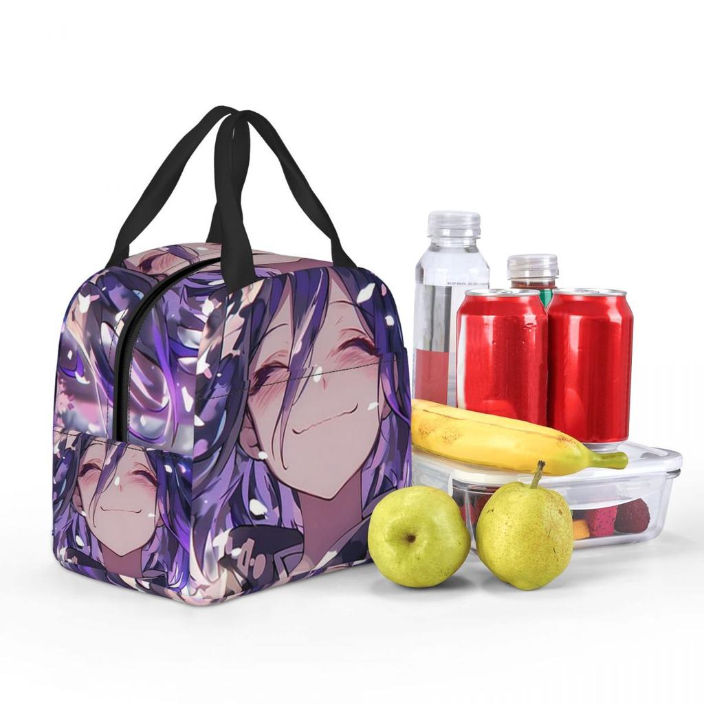 Sac à lunch isotherme Anime Kokichi Ouma Danganronpa pour femmes enfants Boîtes alimentaires portables Boîte à lunch thermique Sac fourre-tout