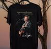 Nova Camiseta Preta de Manga Curta com Guitarra Kris Kristofferson Todos os Tamanhos Unissex