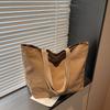 Commuter Shoulder Bag Handbag Women's Solid Color Tote Bag