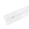 10Pcs Binding Coils 34 Holes Polypropylene Wear Resistant Binding Spines for Stationery