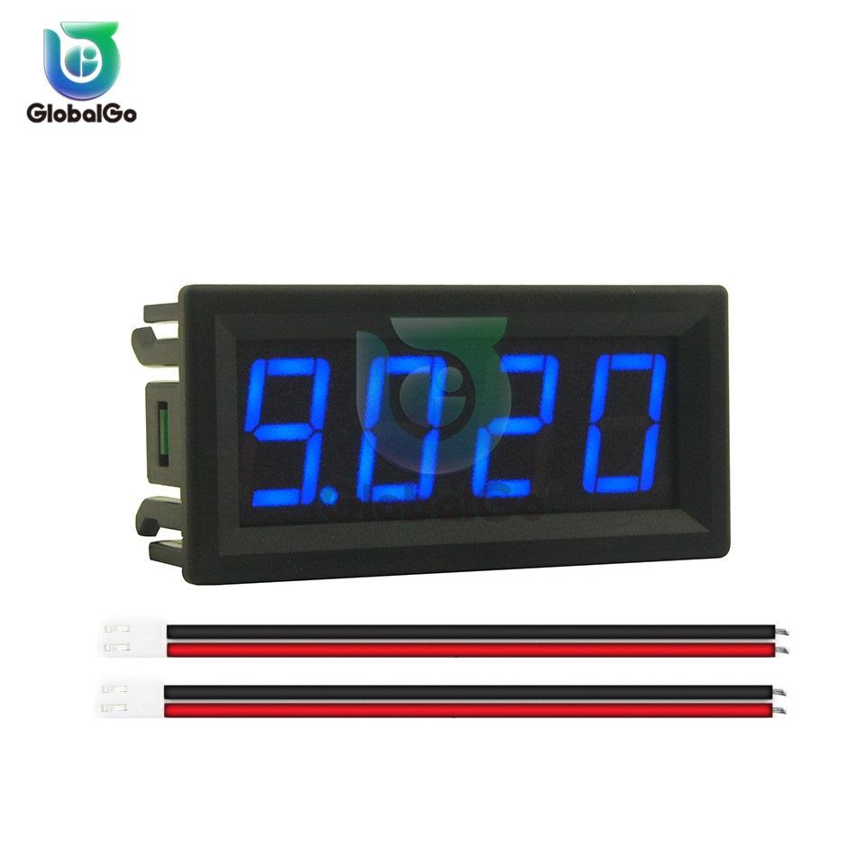 Mini Digital-Amperemeter DC 30V 10A Panel Ampere Strommesser Tester Detektor 0,56" Dual-LED-Anzeige Auto