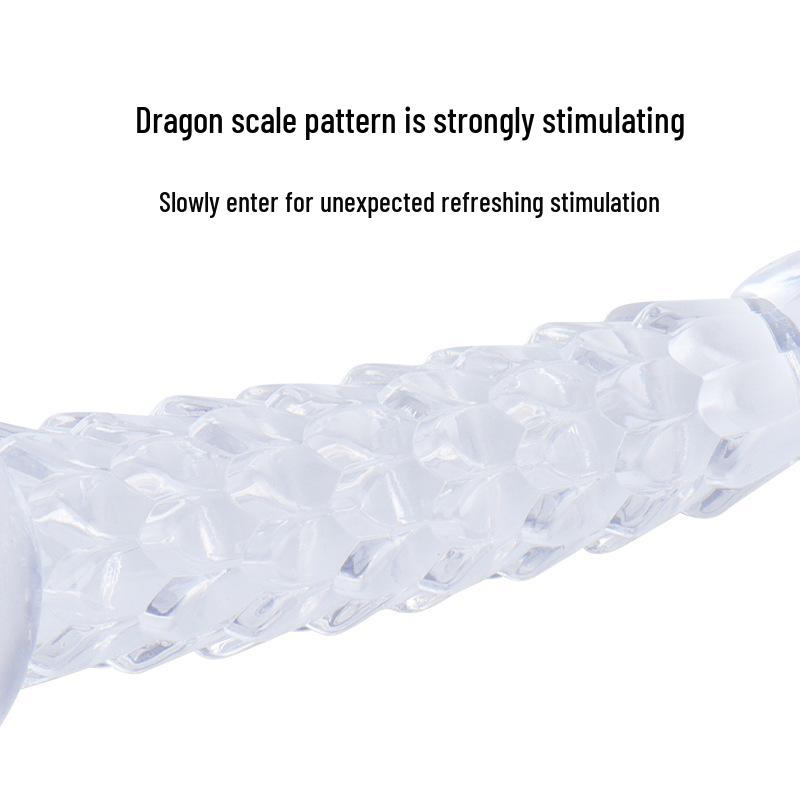 Drachenschuppen Analplug Set: Perlen-Plug, Entwicklungs-Dildo und Mehrzweck-Masturbator für anales und vaginales Spiel.